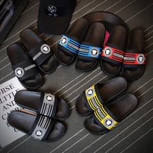 В европейском и американском стиле молодежная мода ins дикий тапочки марки tide перетащите Мужской на открытом воздухе non-сандалии и шлепанцы