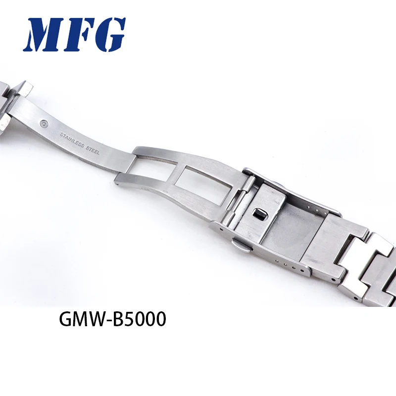 316L нержавеющая сталь GMW-B5000 ремешок для часов ободок/чехол металлический ремешок стальной ремень инструменты для мужчин/женщин подарок
