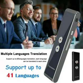 

3 Colors Hot Sale Smart Voice Translator Portable Two-Way Real Time Multi-Language Translation T8 Translator