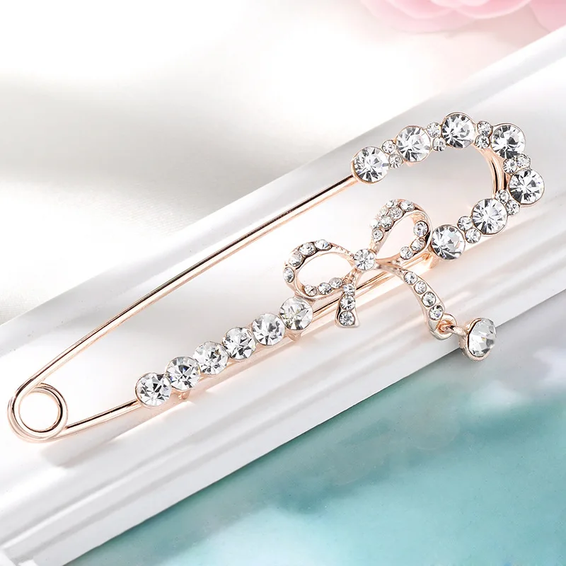 Новый корейский модный дикий цветочный кардиган свитер пальто украшение брошь