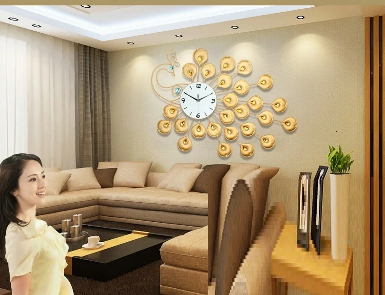 Цифровой Grande Taille De Murale Парикмахерская Wandklok jam Dinding Saatleri Horloge Фреска Duvar Saati Saat Reloj сравнению часы настенные