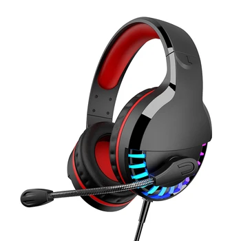 

M18 Wired Gaming Headphones Earphones Colorful Headset Glowing Stereo Gaming Headset Headphone With Mic for PC Computer