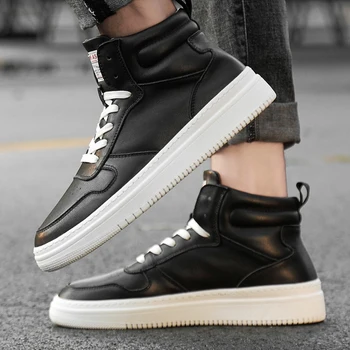 

2019 Boots Men Genuine Leather Shoes Male Ankle Boots for Winter Boots Shoes Man Casual Spring Genuine Leather Botas Mujer