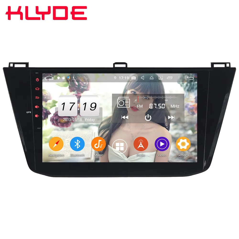 Klyde 10," ips 4G Android 9,0 Восьмиядерный 4 Гб ОЗУ 64 Гб ПЗУ DSP автомобильный DVD мультимедийный плеер радио для Volkswagen Tiguan L
