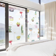 Скандинавские маленькие свежие прозрачные непрозрачные стеклянные пленочные бумажные персональные креативные пленочные бумажные наклейки для спальни детской комнаты