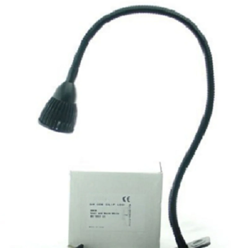 Top-LED Desk Lamp with Clip Flexible Lamp LED Bedside Reading Light with US Plug