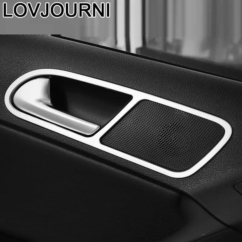Оконные ручки двери аудио динамик интерьер Automovil автомобильные наклейки полоса отделка 10 11 12 13 14 15 16 17 для Volkswagen Tiguan