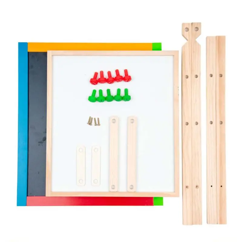 Double Sided Drawing Board Set Painting Easel Learning Educational Toy  Standing Easel for Children Boy