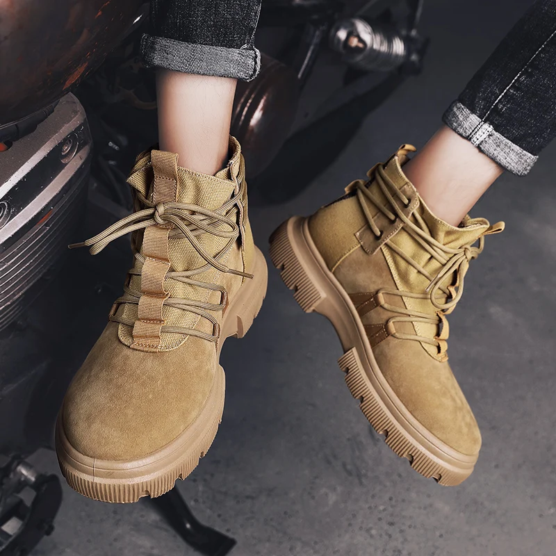 Ceny Jesień buty męskie zimowe Retro Martin buty męskie Zapatos Erkek Bot buty w stylu casual wysokiej jakości obuwie trampki Bota Masculina