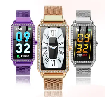 

NEW 2019 Fashion Girl's Smart Watch with Heart Rate Monitor Multi-function Sports Watch Women Smart Bracelet music control band