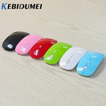 

Kebidumei 2.4Ghz Wireless Mouse Ultra Thin USB Optical Gaming Slim Receiver Computer For Apple Mac Laptop Power Switch Mice