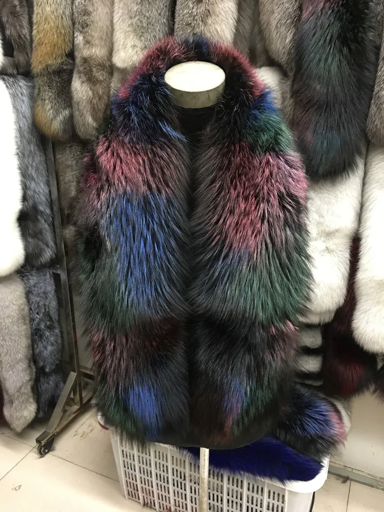 MLHXFUR, большие,, настоящая Золотая лиса/красная лиса/синяя лиса, шаль, шарф, шарфы, воротники для женщин, мужчин, мужская куртка