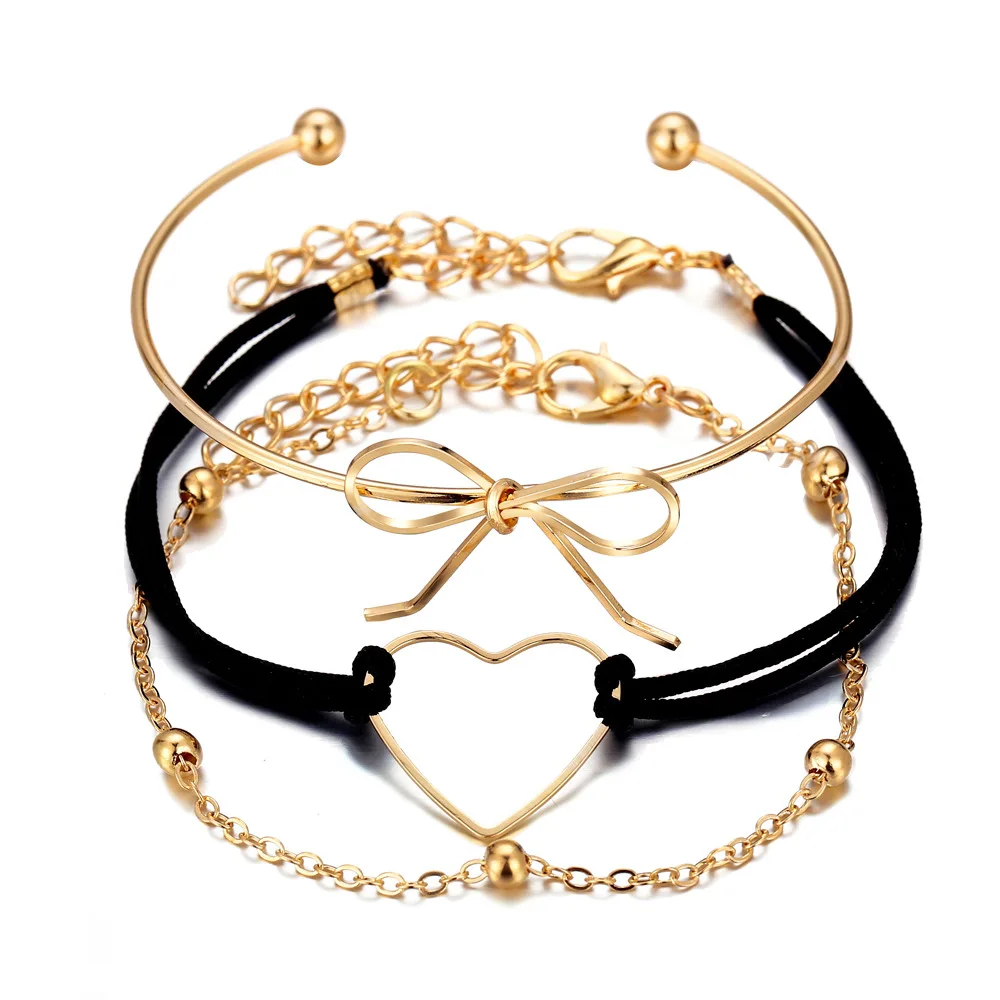 DoreenBeads винтажные веревочные браслеты для женщин символ бесконечности солнце