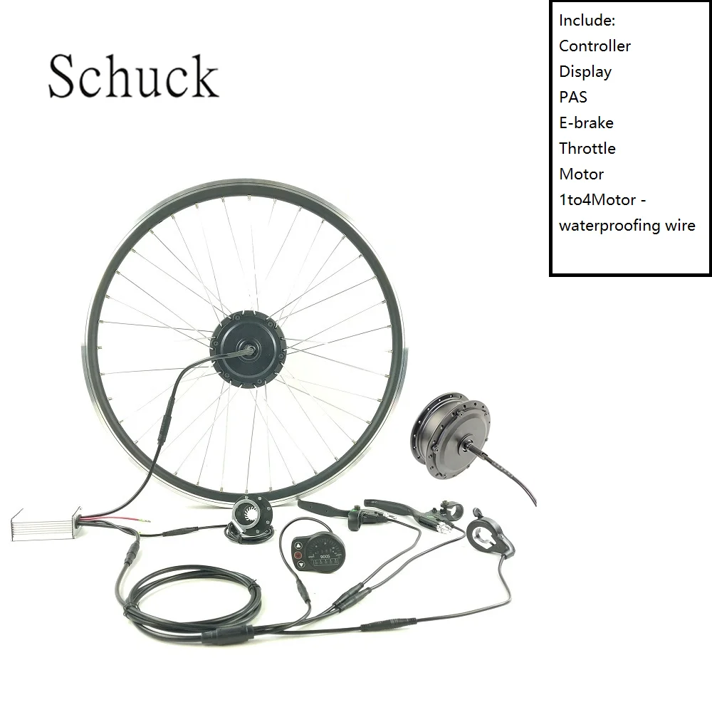 

schuck48V500WLED900SDISPLAY Electric Bike Kit Front Wheel 16to28inch 700c Electric Kit For Bicycle Wheelbow Cycling Set DIY Part