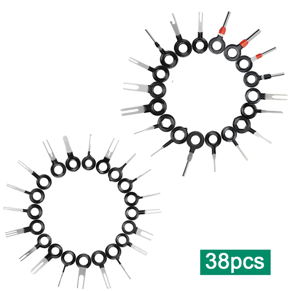 38 шт./компл. автомобильного терминала удаления электропроводка обжимной соединитель штырь экстрактор комплект автомобилей терминал ремонт ручные инструменты