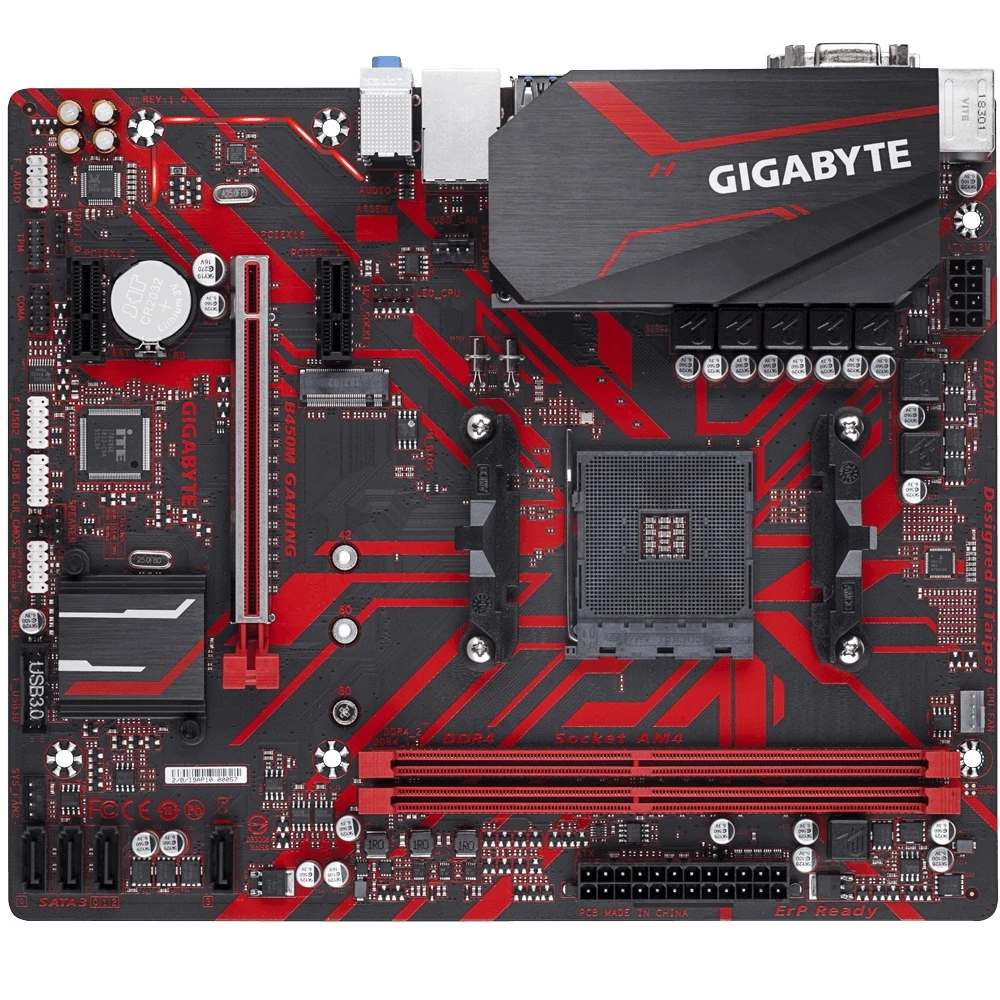 Материнская плата Gigabyte B450M GAMING