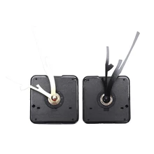 2 шт бесшумные кварцевые настенные часы механизм вращения шпинделя часть Diy ремонт(черный и золотой