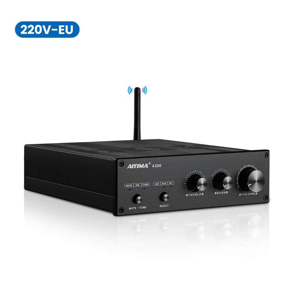 marine amplifier AIYIMA Audio A300 TPA3255 Bluetooth 5.0 Amplifier 300Wx2 QCC3034 APTX Stereo Amp ES9023 Decoding XLR Balanced Home Theater DIY 6 channel amp Audio Amplifier Boards