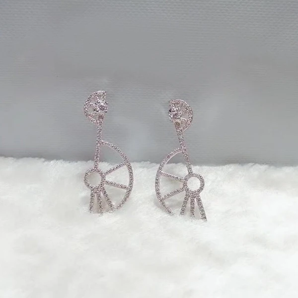 

Designer Fashion 925 Sterling Silver Jewelry 3A Cubic Zirconia Party Earring