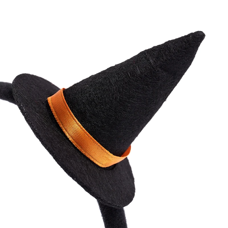 Fashion-Halloween Hat Hair Band, Mini Witch Cap Bar Dress Up Halloween Performance Props Stage