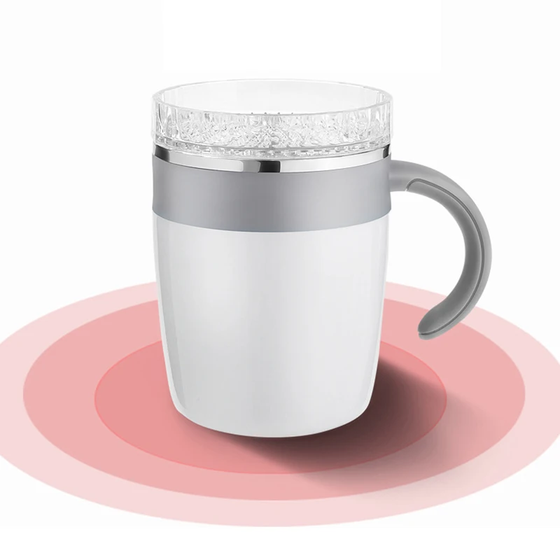 TOP!-No Battery Automatic Self Stirring Mug Cup Coffee Milk Mixing Mug Smart Temperature Adjustment Juice Mix Cup Drinkware For