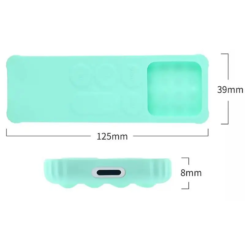 Remote Controller Anti-dust Shockproof Silicone Protective Cover for Apple TV 4 Perfectly Fit Each Button and Remote Wear
