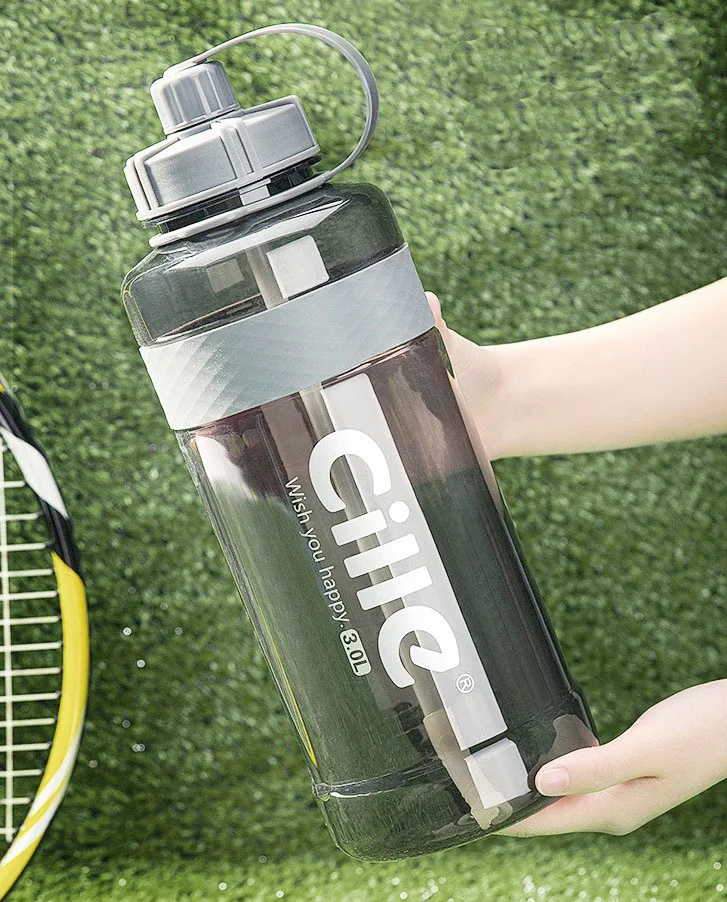 Leakproof water bottle big capacity 2200ml BPA free sport space drink bottle Outdoor Travel drinking bottle Portable plastic