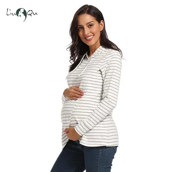 

Womens Maternity Breastfeeding Hoodies Pregnant Clothes Sweatshirt Hoodie Long Sleeve Nursing Pregnancy Casual Loose Sweatshirt