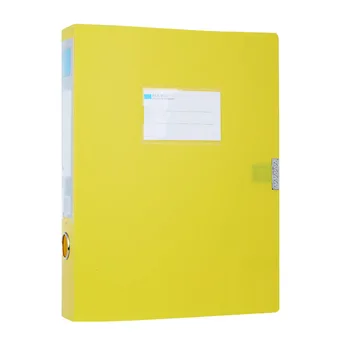 

5pcs Box File Storage Organizer School Office Paper A4 Foolscap Large Capacity Business Document Folding Portfolio Stationery