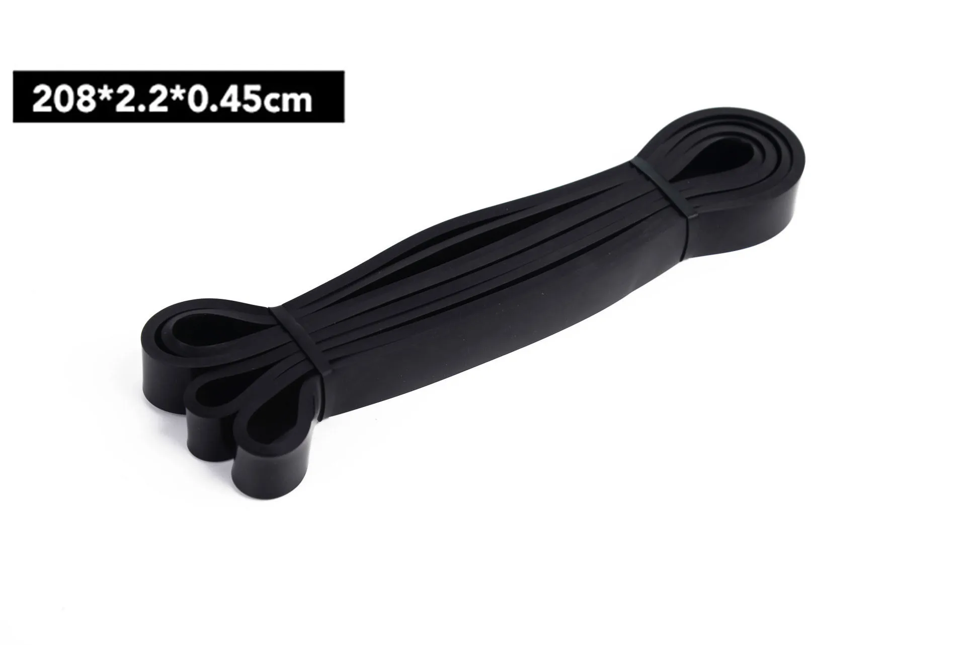 As shown Solid 6 Level Yoga Bands for Stretching Resistance Loop Bands Fitness Training Pull Rope Rubber Bands Yoga Exercise Gym Expander - Цвет: As shown