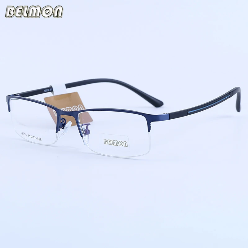 

Belmon Eyeglasses Frame Men Computer Optical Prescription Myopia Nerd Clear Lens Eye Glasses Spectacle Frame For Male 12016
