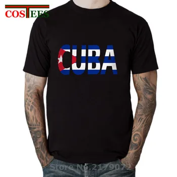 

Hombre Cuba Text Flag T shirt men Cool Stylish design Cuban flag letter print Tee shirt homme Cuban pride tshirt hombre camiseta