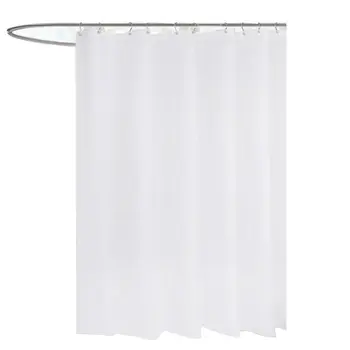 

180x180CM Minimalist Thicken Waterproof Polyester Bathroom Shower Curtain Liner Plain Solid Color Mildew Resistant Partition