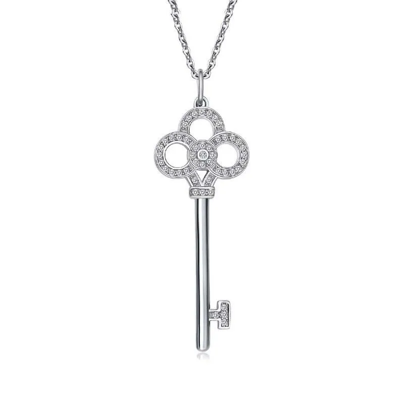 

TIF 925 sterling silver necklace, 2019 new jewellery for women's neo-gothic style