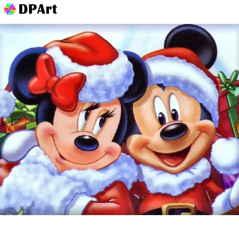 

Daimond Painting 5D Full Square/ Round Cartoon Mouse Car Diamond Rhinestone Embroidery Crystal Cross Stitch Mosaic Decor M209