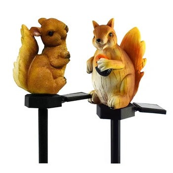 

Creative Cartoon Squirrel Solar Light LED Night Lamp For Garden Yard Lawn Decor Outdoor Garden Light Festival Ornament