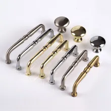 Яркий хромированный американский стиль Европейский Стиль Ретро Простой пасторальный стиль шкаф ящик шкаф обувная ручка для шкафа мебели D