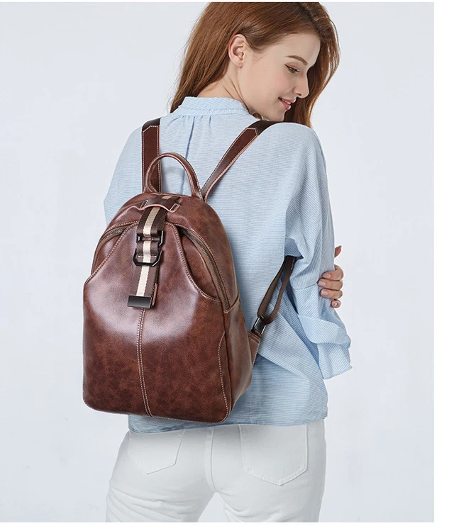 Популярный женский модный рюкзак женский походный рюкзак mochilas школьная коровья кожа деловая сумка для девочек большая сумка для ноутбука
