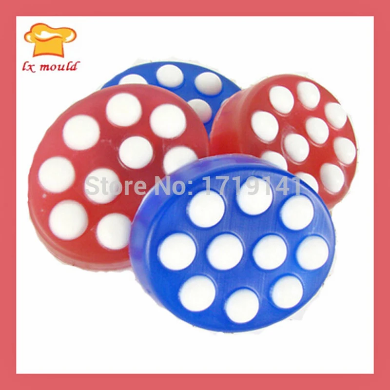 Круглая Массажная ручной работы силиконовые формы для изготовления мыла|mold silicone