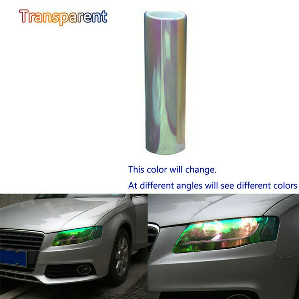 Wrap Color Changing Sticker Headlight Film UV protection Taillights 1pc