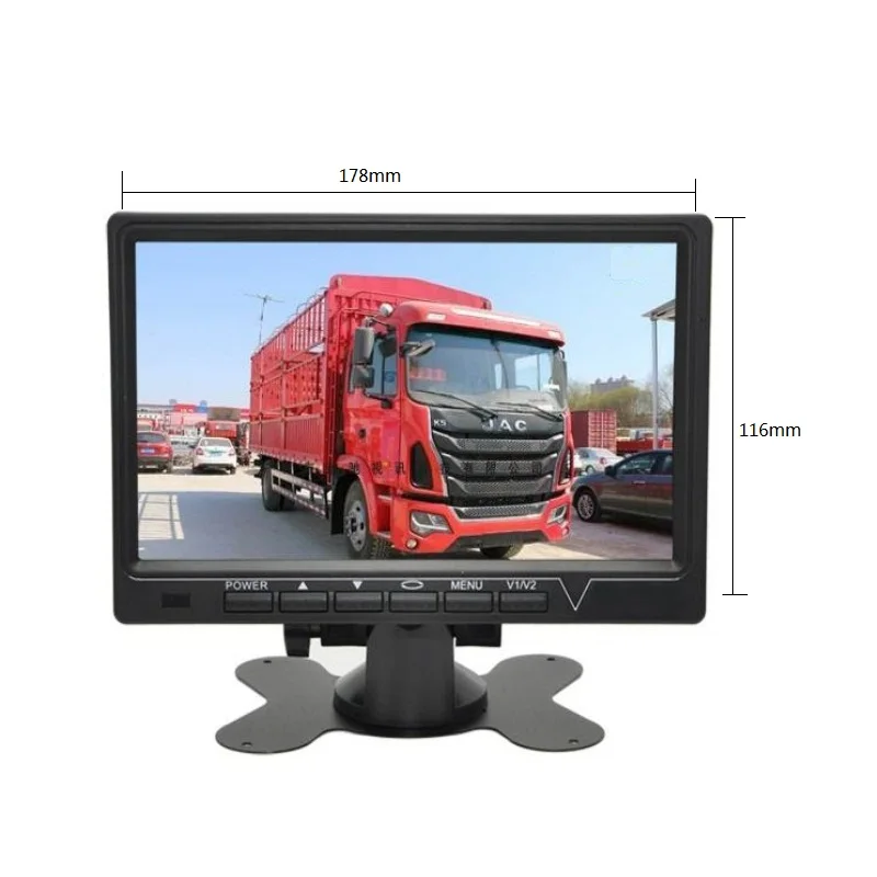" ips scherm 1024*600 AHD авто монитор 4 Разделенный экран безопасности мониторинг Rijden рекордер DVR