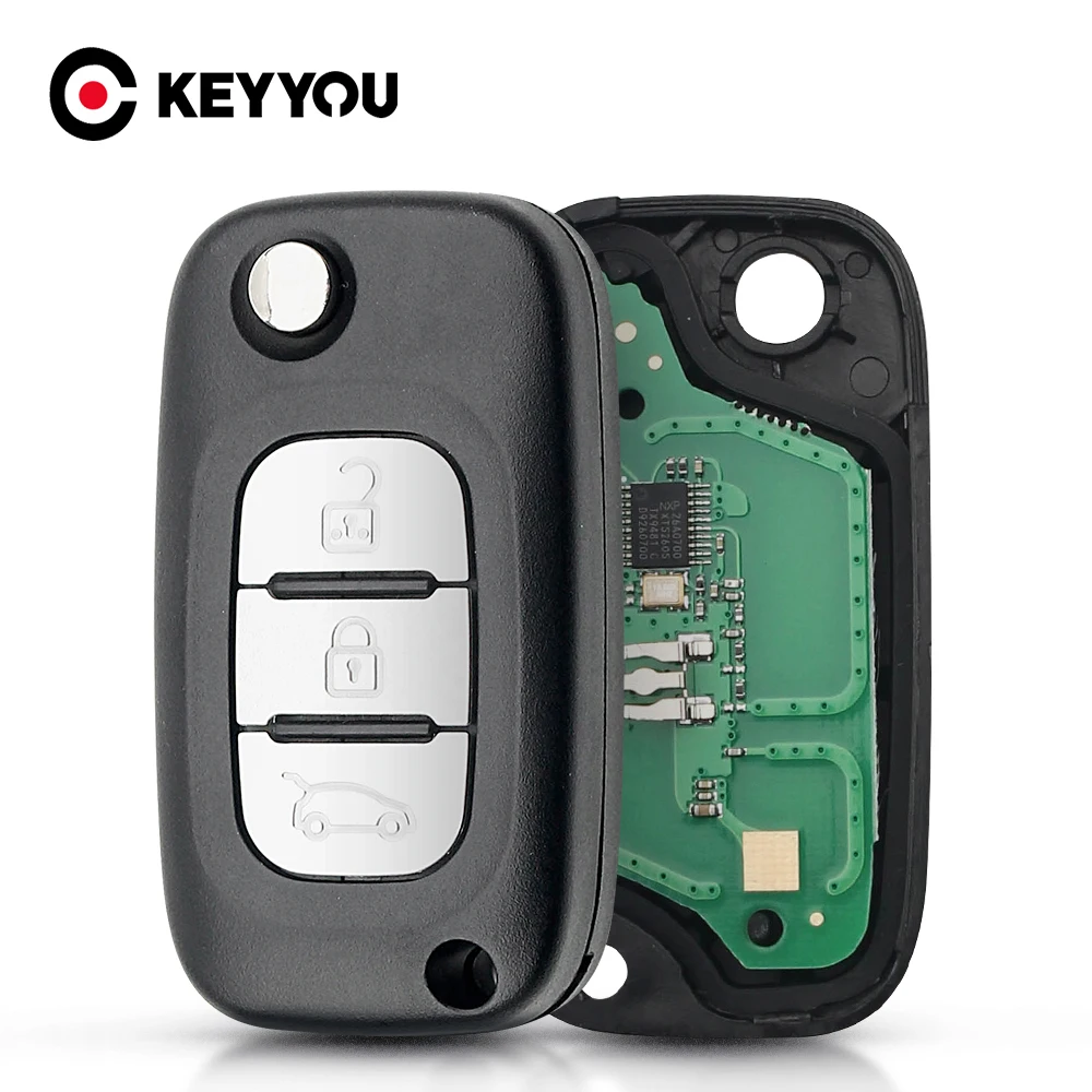 Пульт дистанционного управления KEYYOU для Renault Scenic III Megane Fluence 2009-2015 VA2 Blade Fob 2/3 кнопок