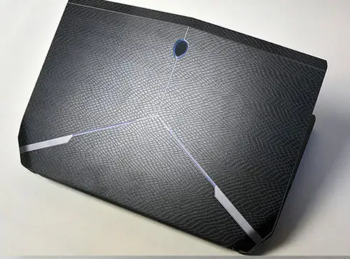 KH ноутбук наклейка КОЖА углеродного волокна Кожаный чехол протектор для MECHREVO X6Ti 15,6" - Цвет: Black Snake