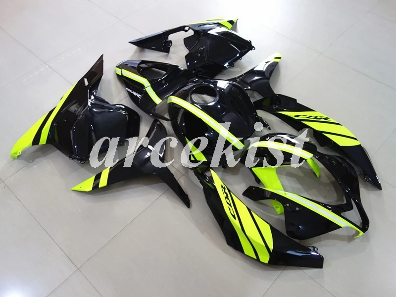4 подарки литьевая Форма ABS Полный обтекатели Подходит для HONDA CBR600RR F5 2009 2010 2011 2012 09 10 11 12 набор кузова зеленый черный