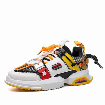 

New Arrival Running Men Shoes Stylish Sneakers for Man Lace Up Male Sports Shoes Non-slip Walking Athletic Outdoor Gym Trainers