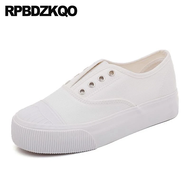 black and white platform trainers