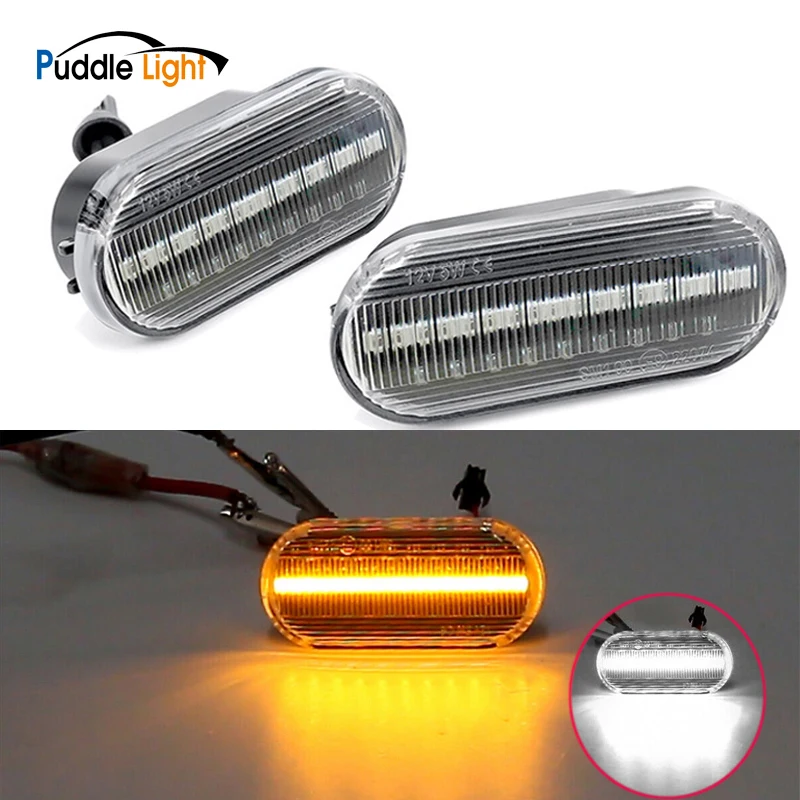 

Side Light For Seat Ibiza Toledo Cordoba Leon 1m Skoda Octavia 1u Side Fender Warning Indicator Led Dynamic Turn Signal Light