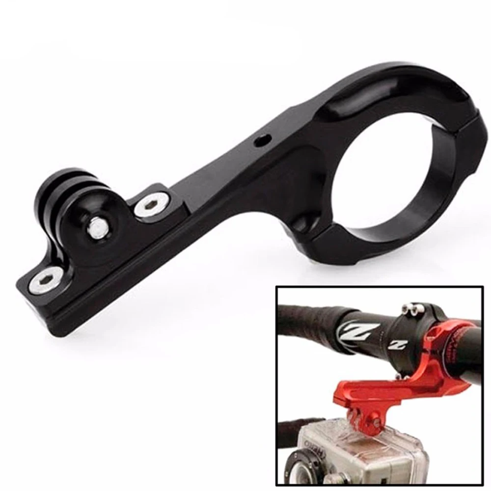 Accesorios GoPro para bicicletas, adaptador de barra de manillar de aluminio, montaje para Go Pro Hero 9 8 7 5 4 Session SJCAM SJ4000, accesorio de cámara