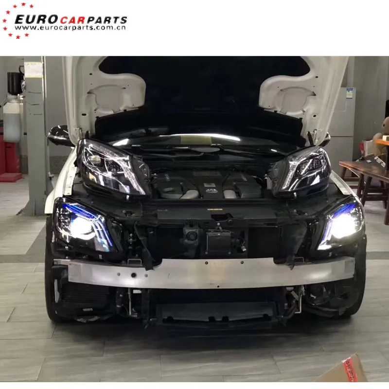 W222 головной свет для s-класса-2019year до S63 стиль передний свет с 3 цветами