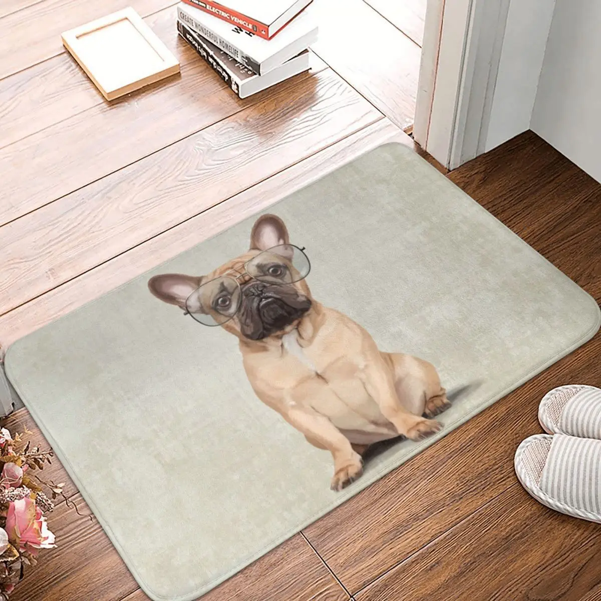 Напольный коврик Mr Bulldog 40*60 ковер из полиэстера нескользящий для ванной кухни